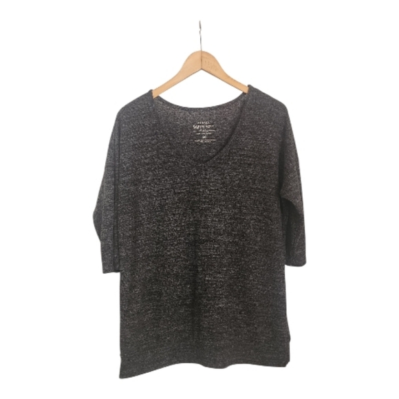 Torrid Set Of 2 Super Soft Plush Pullover Tops Grey And Purple Sz 00 - Picture 7 of 10